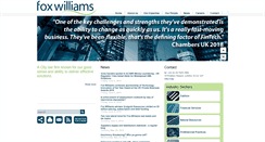 Desktop Screenshot of foxwilliams.com